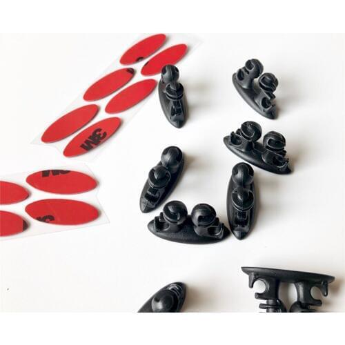 8pc Auto Car Wire Clip Stickers for Renault Koleos Fluenec Latitude Kadjar Captur Talisman Megane RS Sandero