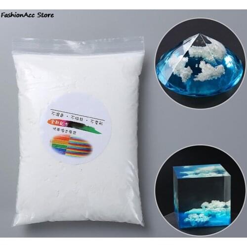 80g Per Bag DIY Handmade White Cloud Filler Crystal Epoxy Jewelry Accessories Imitation Cloud Making Mud
