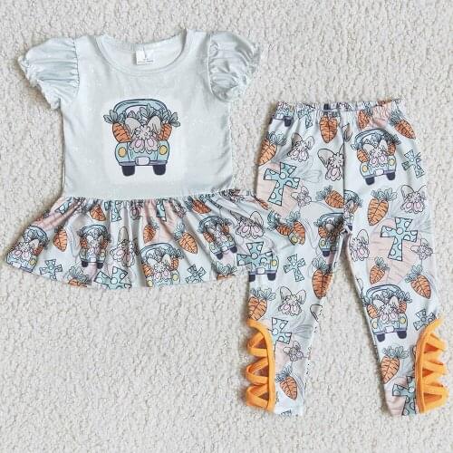 Toddler baby girls clothes fall outfits boutique children`s clothing Turkey print girl bell bottom outfits Thanksgiving clothing