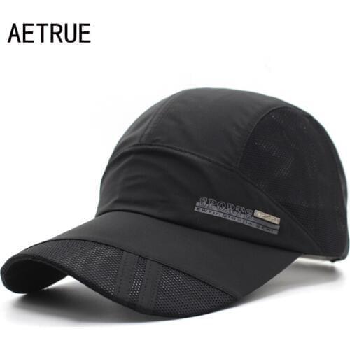 AETRUE Brand Men Snapback Women Baseball Cap Male Bone Hats For Men Hip hop Casquette Gorras Casual Mesh Dad Hat Summer Caps