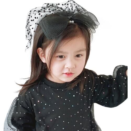 Fascinator Hair Accessories Elegant Bowknot Veil headband HairBands Cocktail Bride Wedding Tea Party Headwear for Girls Woman