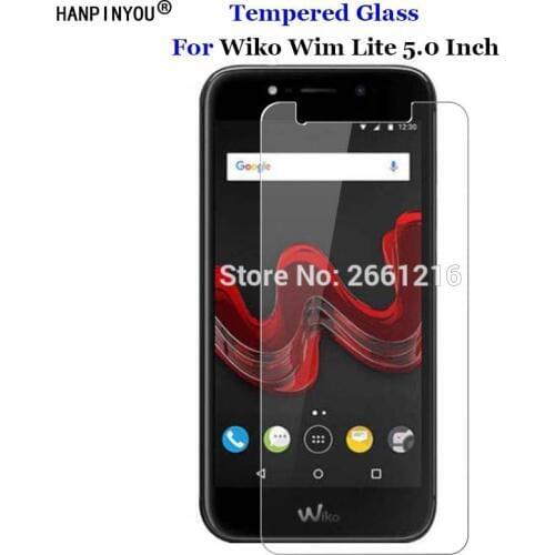 For Wiko Wimlite Tempered Glass 9H 2.5D Premium Screen Protector Film For Wiko Wim Lite 5.0"