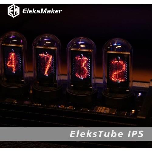 EleksTube IPS pseudo luminous tube fate stone door alarm clock desktop ornaments digital electronic cyberpunk