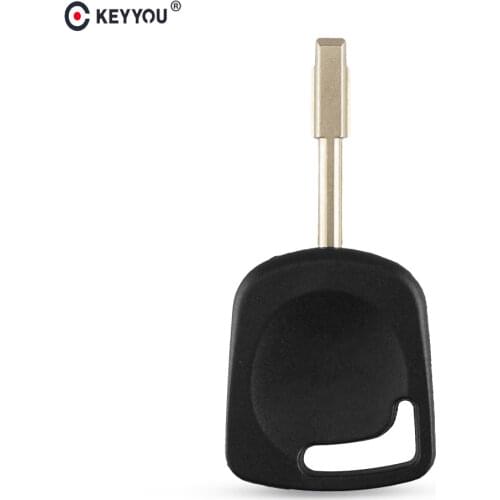 KEYYOU 30pcs Transponder Chip For Ford Fiesta Mondeo Focus Transit Key Case Blank Shell Uncut FO21 Blade No Transponder Inside