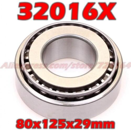 80x125x29 mm Tapered Roller Bearings 32016X 2007116E HR32016XJ 32016JR 32016XA E32016J 32016VC12 32016XU 32016E 80*125*29 32016