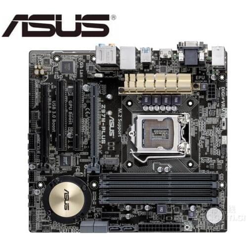 Mainboard Asus Z97M-PLUS USED Desktop Motherboard LGA 1150 DDR3 SATA3 USB3.0