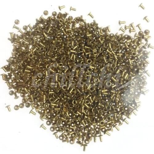Copper rivets Copper Corn 2.5x6mm sell a package of about 500pieces
