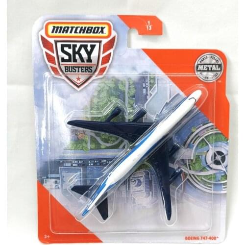 2020 Matchbox Plan Sky Busters BOEING 747-400 77-800 Metal Material Body Race plan Collection Alloy plan simulation model