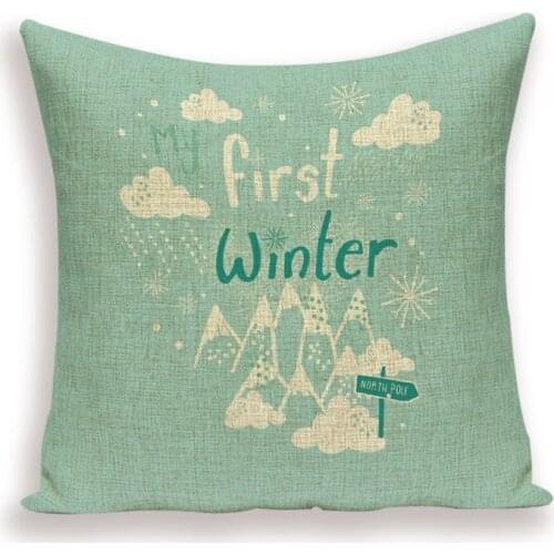 Cartoon Octopus Pillow Case Marine Animal Home Decorative Cushions Covers Sea Turtle Linen Pillow Case Sofa Cushion Cover Kissen