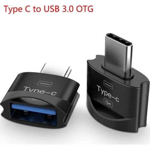 OTG Adapter for Samsung Note 10 Xiaomi Mi Oneplus 7 Pro USBC Connector USB-C Type-C To USB 3.0 OTG with Chain