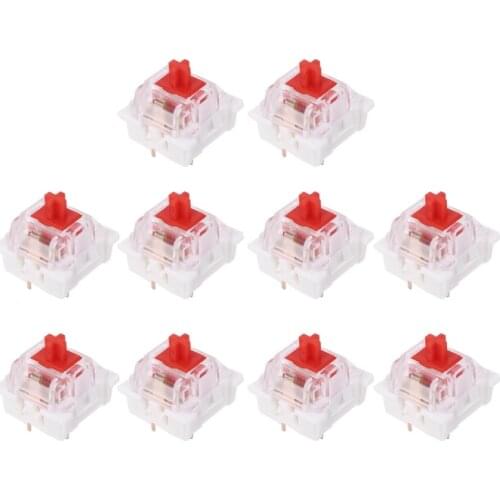 Outemu 3Pin Switches black red brown blue SMD LED Switch for Mechanical Keyboard replacement for Cherry MX Gateron DIY