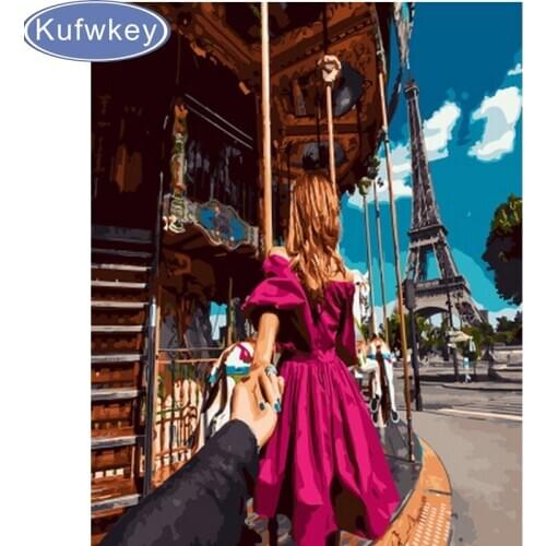 Full,5D,DIY,Diamond Painting,paris,couple,street,tower,Needlework,Diamond Embroidery sale,Cross Stitch,Rhinestone,Home Decor