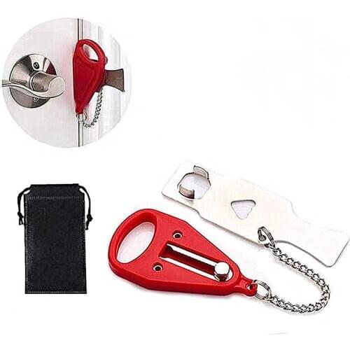 Portable Hotel Door Lock Locks Self-Defense Door Stop Travel Travel Accommodation Door Stopper Door Lock
