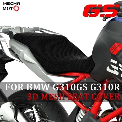 Mesh Fabric Seat Cover For BMW G310GS G310R G 310 G310 GS R Motorcycle Accessories Anti-Slip 3D Breathable Waterproof Cushion
