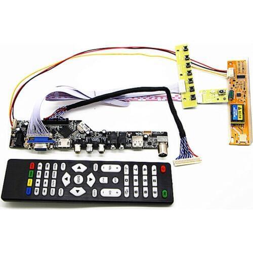 TV+HDMI+VGA+AV+USB+AUDIO TV LCD driver board 15" LQ150U1LH22 LQ150U1LW22 IAUX14N 1600*1200 LCD controller board DIY kits