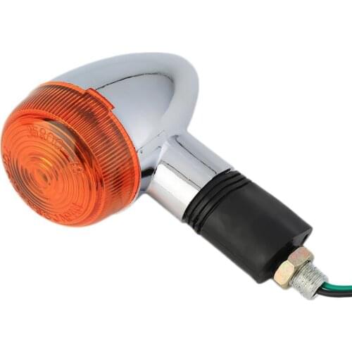 Motorcycle Turn Signal Lights for Haojue Suzuki Lifan Kawasaki Yamaha Indicator Rear Front Chromed Turning Flasher Lamp Winker