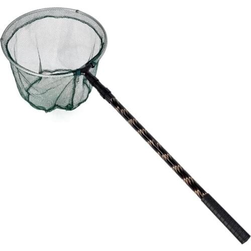 180cm Retractable Telescoping Aluminum Alloy Foldable Fishing Brail Landing Net Pole Tackle
