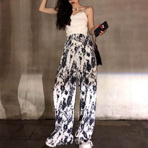 2021 Spring Summer New Pants Female Students Korean Harajuku Loose Casual Plus Fashion Streetwear Women Goth Sweatpants Trousers