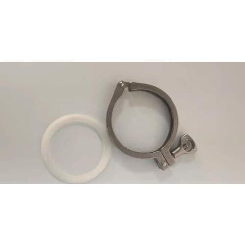 3"Tri-clamp SUS304 OD 91 Tri-Clamp , Stainless Steel Tri Clover Sanitary Fitting for home Brewing .Sanitary sealing for free