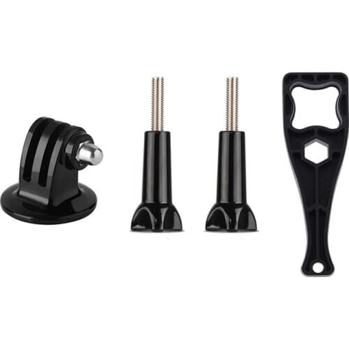 4in1 Screw J base wrench selfie stick tripod Adapter Head Parts for gopro action / DJI osmo Pocket / Insta360 / FIMI PALM camera