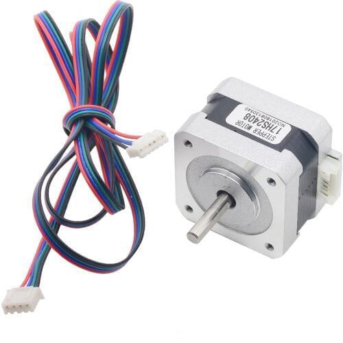 5PCS 17HS2408 D Axis 0.6A 12Ncm 17 Bipolar Stepper Motor 4-lead CNC 3D Printer 4 Wire W315