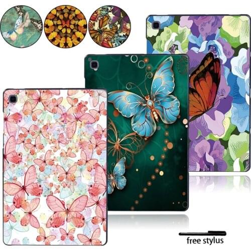 Tablet Case For Samsung Galaxy Tab A A6 10.1/Tab A 9.7/Tab A 10.1/Tab A 10.5/Tab E 9.6"/Tab S5e Shockproof Printed Hard Shell
