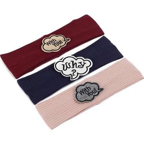 Kid Headbands solid Color Hair Band For Girls boys Baby Kids Cartoon cloud Turban Daily casual Accessories Children Hairbands