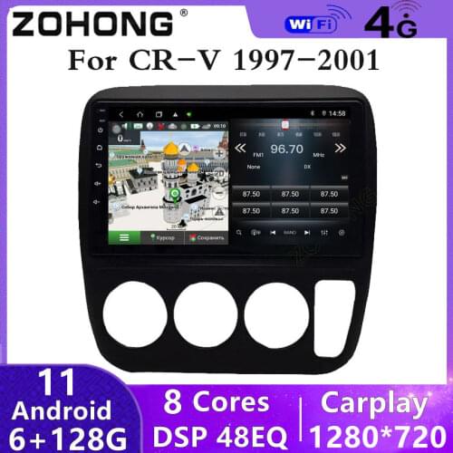 DSP 8 Core 4G android 10 for Honda CRV CR-V 1996-2021 Car Multimedia video Player GPS Navigation autoradio audio Radio DVD 2 din