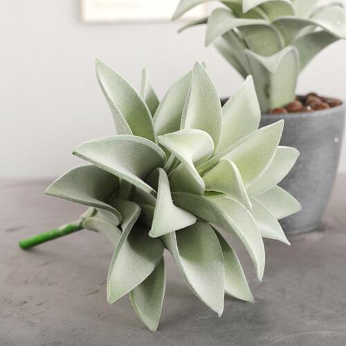 Mini Artificial Succulent Plant Bonsai Fake Pineapple Leaf Balcony Home Office Desktop Decor Made of high quality plastic