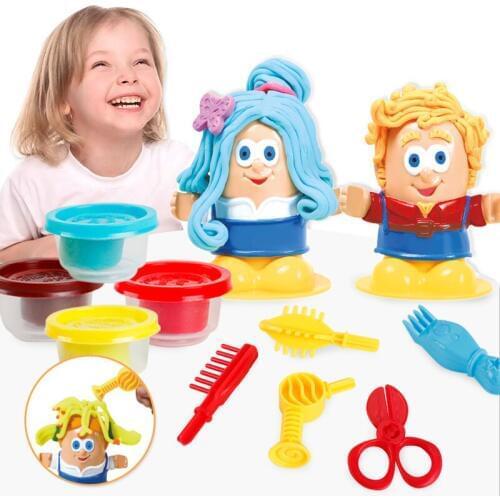 Like mud, rubber mold, tool set, childrens ice cream, hyperclay toys, 3D haircut, color mud