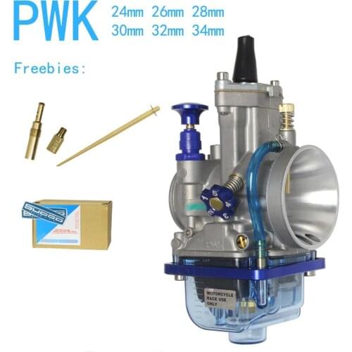 Motorcycle Carburetor 2T 4T Blue Transparent Cover Bowl For Keihin Koso OKO Power Jet PWK 21 24 26 28 30 32 34 mm Carb