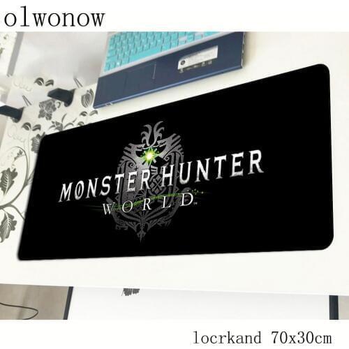 Monster Hunter pad mouse computer gamer mouse pad 70x30cm padmouse big Customized mousepad ergonomic gadget office desk mats