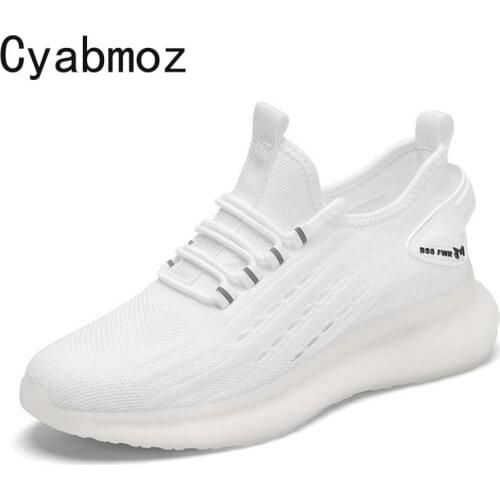 Men Fashion Sneakers Taller 5/7cm Elevator Height Increasing Casual Shoes Breathable Mesh Summer Mens Shoe