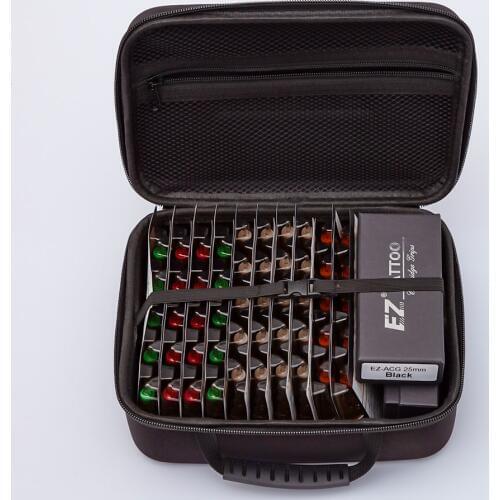 100 PCS Assorted Sizes EZ V System Tattoo Cartridge Needle Kit 2 Aluminum Tattoo Grip Tube for Machine Supply