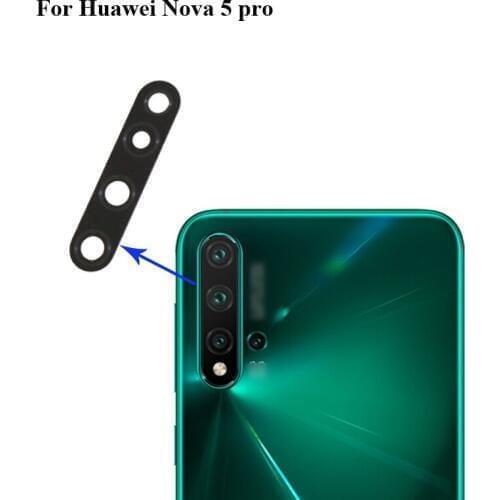 Original New For Huawei Nova 5 Pro Back Camera Glass Lens test good For Huawei Nova5 pro Nova 5pro Replacement