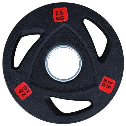 2.5KG 3 Holes Hand Grip Barbell Plate Weightlifting Exercise Tool for Household Fitness Strength Training Equipment