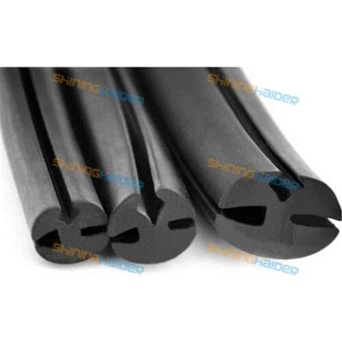 Width 22-40mm H type EPDM sealing strip for car mechanical doors or windows glass EPDM rubber sealing strip