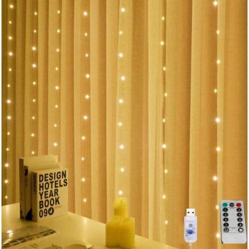 3x1/3x2/3x3m LED Icicle String Lights Christmas Fairy Lights Garland Led Outdoor Home for Garland on The Window for New Year