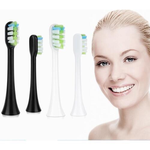 4pcs For Soocas X3 Toothbrush Heads Foodgrade Bristle For Soocare Soocas X5 X3 Nozzle Replacement Electric Toothbrush Brush Head