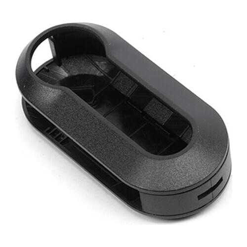 Black Red White Flip Remote Key Shell Cover for Fiat 500 Car Keyless Entry Fob Cover Case Shell Trim Replacement