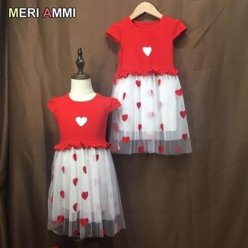 MERI AMMI Children Girl Clothing Short Sleeve Floral Dress TuTu Party Princess For Kids