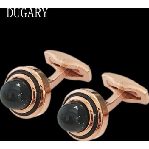 DUGARY Jewelry french shirt cufflink for mens Brand designer Cuffs link Button male High Quality H Luxury Wedding wholesale