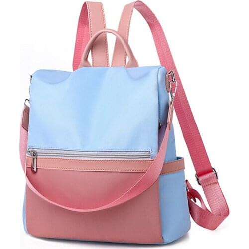 Korean Pink Women Backpack Oxford Travel Bagpack Large School Bags for Teenage Girls Kawaii Shoulder Bags Fashion Rucksack