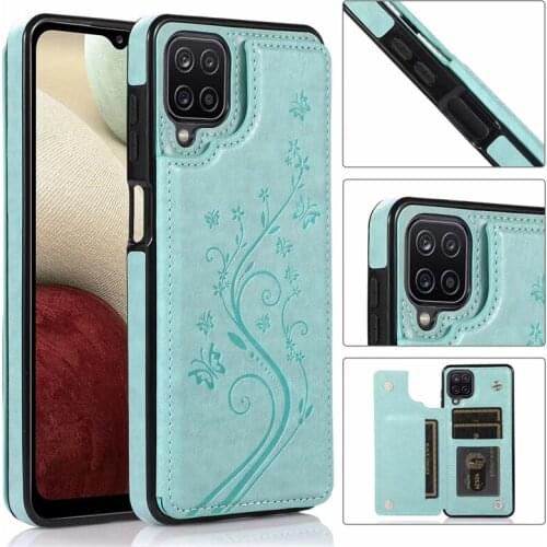 Hand-embossed Leather Phone Case For Samsung Galaxy S20 S21 Plus S21 Ultra S21 S20 FE 5G Case Retro Card Slot Holder Back Cover