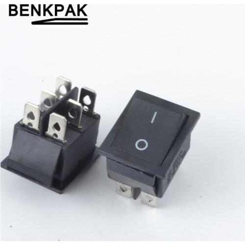 Momentary boat rocker switch power switch fixed locking 6 pins ON-ON