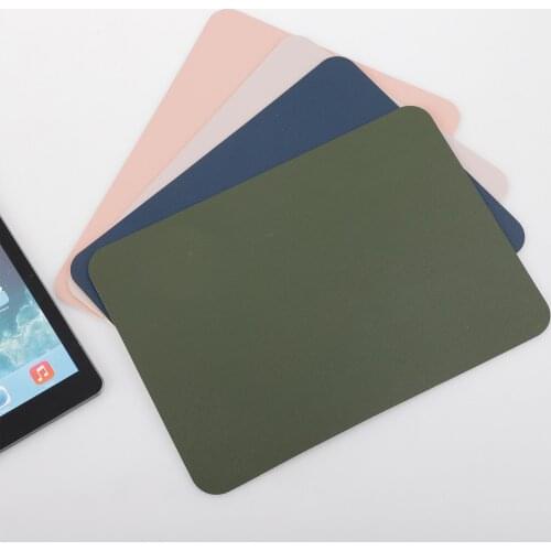 Square PU Leather Double-sided Mouse Pad Waterproof Office Home Desk Writing Mat Mousepads For Study Office