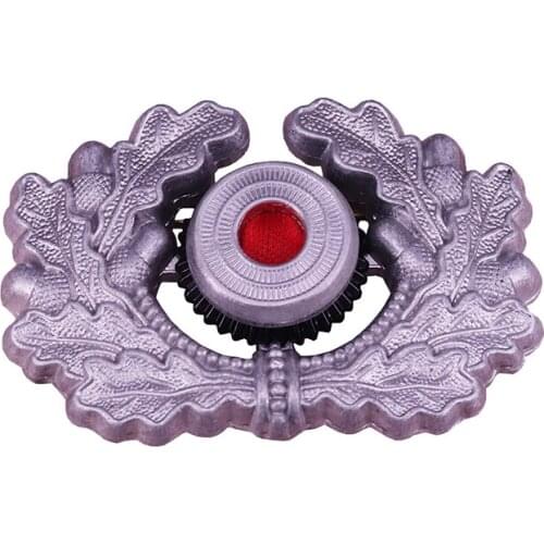 Medal of Leaves Silver Badge Brooch Glory Bronze Patriotic