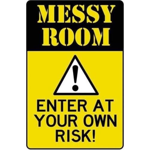 Metal paint wall sticker wall logo wall decoration office bar bar Shop Garage warning etc