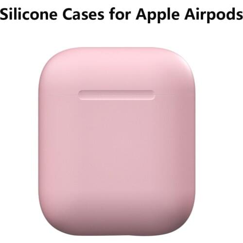 Soft Silicone Cases For Apple Airpods 1/2 Protective Case Wireless Earphone Cover For Apple Air Pods Charging Box Bags