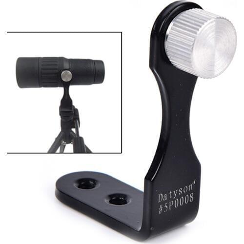 New L-Shape Metal Binocular Adapter Mount Tripods Bracket Adapter For Binocular Telescope Binocular Bracket Adepter Outdoor Tool